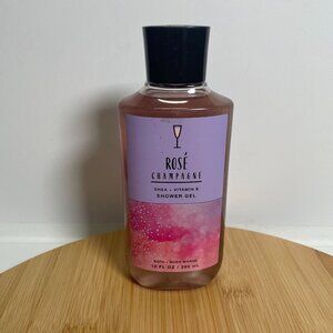 Bath & Body Works Rose Champagne Shower Gel 10 oz Shea Butter Vitamin E Aloe
